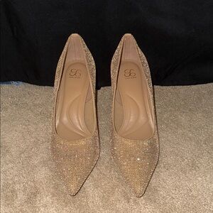 Glittering Gold Heels